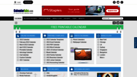 What Calendarlabs.com website looked like in 2022 (1 year ago)