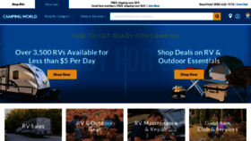 What Campingworld.com website looked like in 2022 (1 year ago)