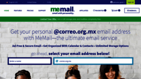 What Correo.org.mx website looked like in 2022 (2 years ago)
