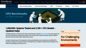 What Cpubenchmark.net website looked like in 2022 (4 years ago)