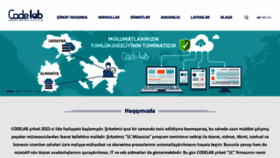 What Codelab.az website looked like in 2022 (3 years ago)