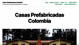 What Casasprefabricadascolombia.com website looked like in 2022 (1 year ago)