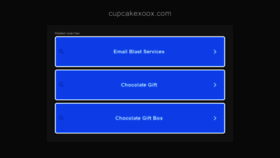 What Cupcakexoox.com website looked like in 2022 (2 years ago)
