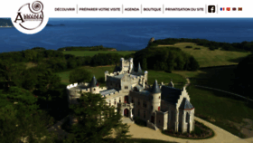 What Chateau-abbadia.fr website looked like in 2022 (1 year ago)
