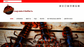 What Crazylobstershellfish.com website looked like in 2022 (1 year ago)