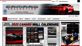 What Camarocollection.com website looked like in 2022 (1 year ago)