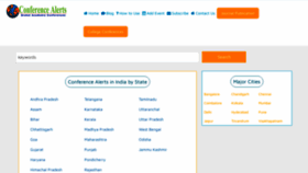 What Conferencealerts.co.in website looked like in 2022 (1 year ago)