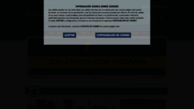 What Calatayud.es website looked like in 2022 (3 years ago)