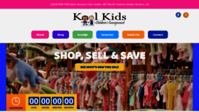 What Consignkoolkids.com website looked like in 2022 (2 years ago)
