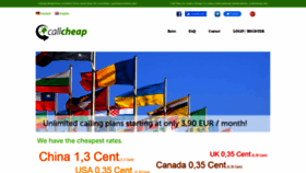 What Callcheap.es website looked like in 2022 (2 years ago)