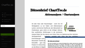 What Charttec.de website looked like in 2022 (1 year ago)