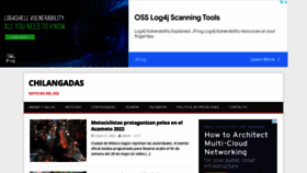 What Chilangadas.com.mx website looked like in 2022 (1 year ago)