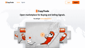 What Copytrade.net website looked like in 2022 (1 year ago)