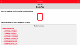 What Cydiaios7.com website looked like in 2022 (3 years ago)