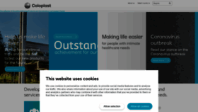 What Coloplast.co.uk website looked like in 2022 (1 year ago)
