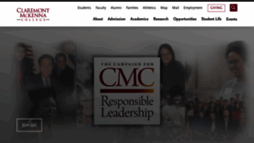 What Cmc.edu website looked like in 2022 (1 year ago)