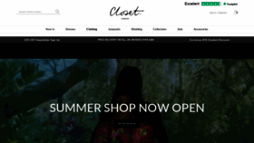 What Closetlondon.com website looked like in 2022 (1 year ago)