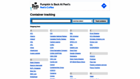 What Container-tracking.org website looked like in 2022 (1 year ago)