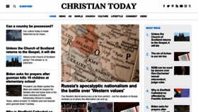 What Christiantoday.com website looked like in 2022 (1 year ago)