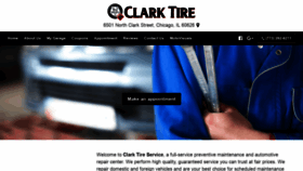 What Clarktireservice.com website looked like in 2022 (3 years ago)