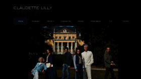 What Claudettelilly.com website looked like in 2022 (3 years ago)