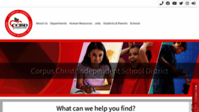What Ccisd.us website looked like in 2022 (1 year ago)