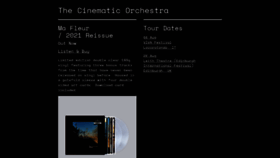 What Cinematicorchestra.com website looked like in 2022 (1 year ago)