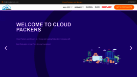 What Cloudpackers.com website looked like in 2022 (1 year ago)
