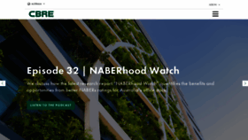 What Cbre.com.au website looked like in 2022 (1 year ago)
