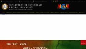 What Catechismernakulam.com website looked like in 2022 (1 year ago)