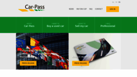 What Car-pass.be website looked like in 2022 (1 year ago)