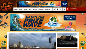 What Catcountry1073.com website looked like in 2022 (1 year ago)