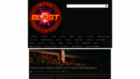 What Criticalblast.com website looked like in 2022 (1 year ago)