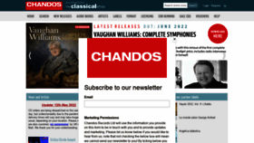 What Chandos.net website looked like in 2022 (1 year ago)