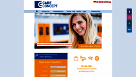 What Care-concept.de website looked like in 2022 (1 year ago)