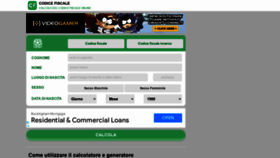 What Codicefiscale.com website looked like in 2022 (1 year ago)