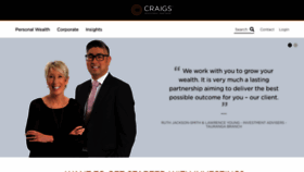 What Craigsip.com website looked like in 2022 (1 year ago)