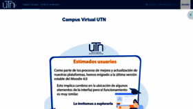 What Campusvirtual.utn.ac.cr website looked like in 2022 (1 year ago)