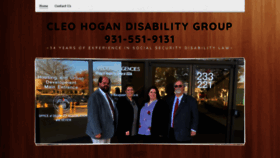 What Cleohoganlaw.com website looked like in 2022 (3 years ago)