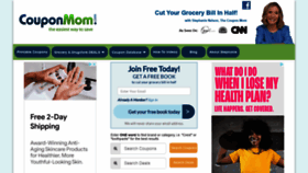 What Couponmom.com website looked like in 2022 (1 year ago)