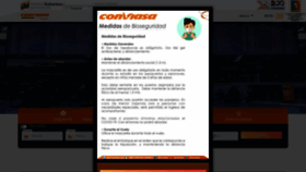 What Conviasa.aero website looked like in 2022 (1 year ago)