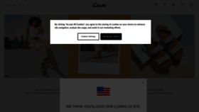 What Clarks.eu website looked like in 2022 (1 year ago)