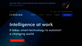 What Ceridian.com website looked like in 2022 (1 year ago)