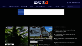 What Cbs4indy.com website looked like in 2022 (1 year ago)