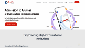 What Creatrixcampus.com website looked like in 2022 (3 years ago)