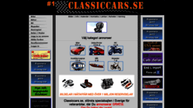 What Classiccars.se website looked like in 2022 (1 year ago)
