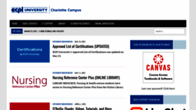 What Char.ecpi.net website looked like in 2022 (1 year ago)