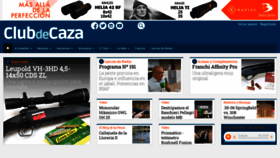 What Club-caza.com website looked like in 2022 (1 year ago)