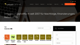 What Companymarket.ch website looked like in 2022 (1 year ago)