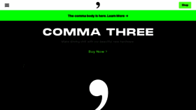 What Comma.ai website looked like in 2022 (1 year ago)